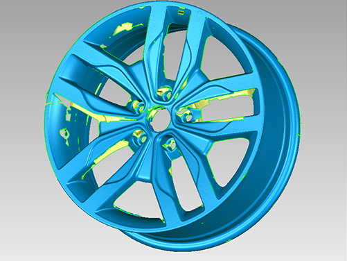 苏州轮毂扫描逆向建模