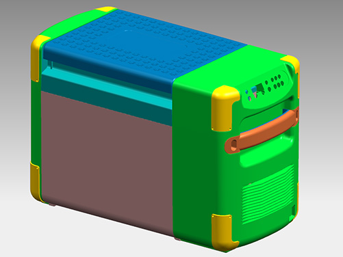 江西整套变速箱壳体扫描逆向建模